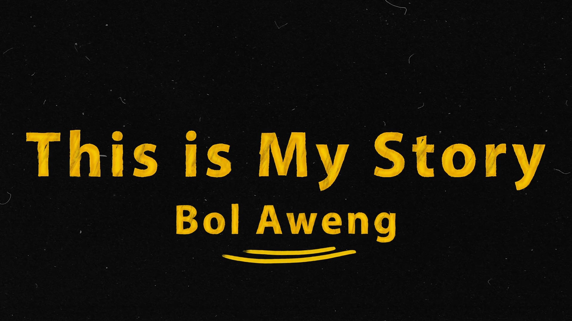 This is My Story - Bol Aweng on Vimeo