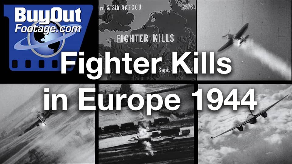 Stock Footage Wwii European Theater Fighter Kills In Europe Gun Camera Footage 1944 Broadcast Quality Video Footage Wwii Aerial Combat Over Europe Video Clips And Archive Films