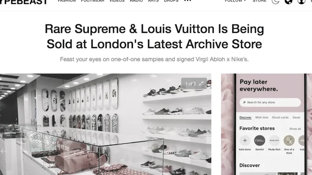 Louis Vuitton Pop-Up Supreme London Location