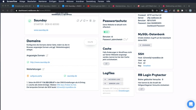 RSA Key für Raidboxes generieren auf dem Mac und anmelden bei RB (ssh)