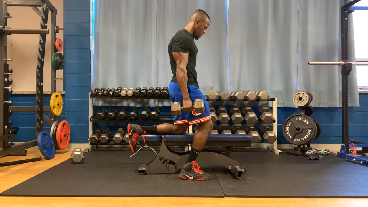 Supported DB Split Stance Deadlift on Vimeo