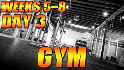 Gym Weeks 5-8 Day 3