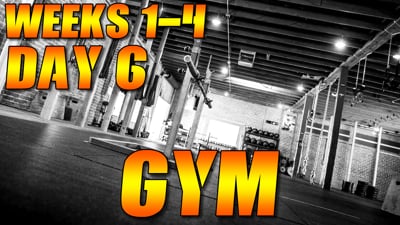 Gym Weeks 1-4 Day 6