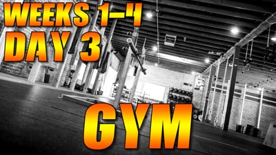 Gym Weeks 1-4 Day 3