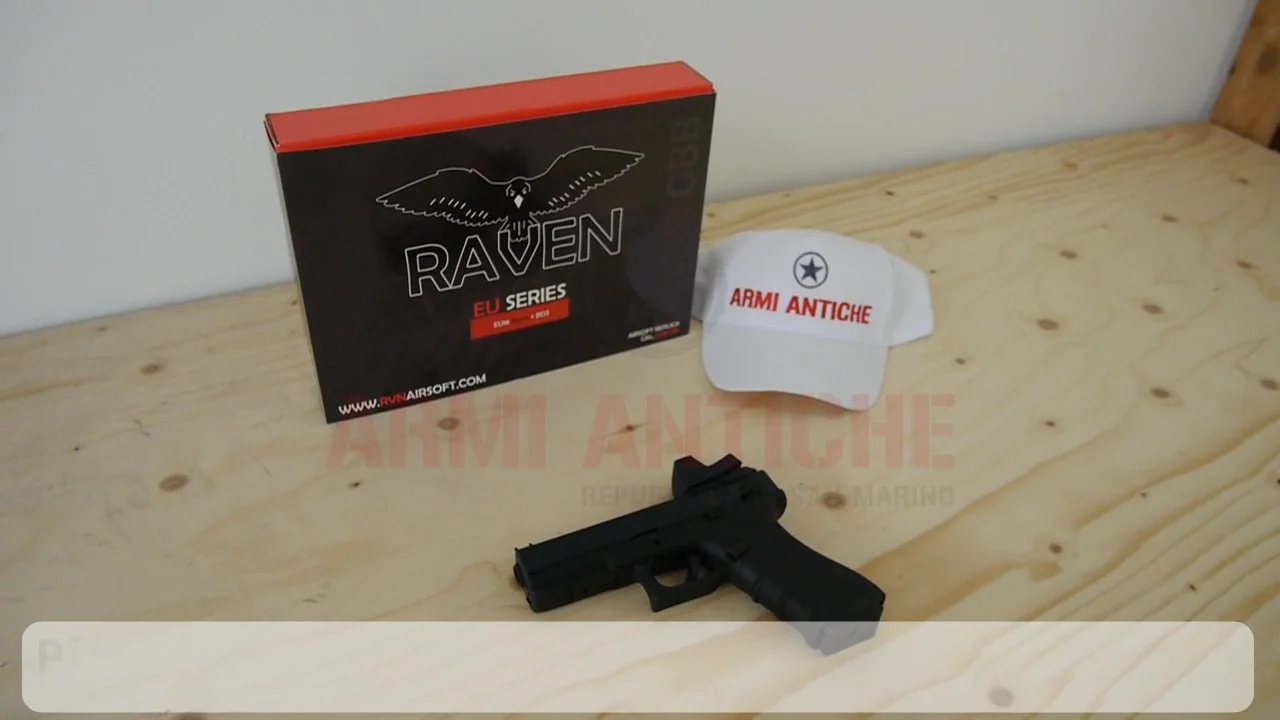 Pistola a Gas Glock 18 G18C con Red Dot - Nero - Raven (RGP-01-01-BDS) on  Vimeo
