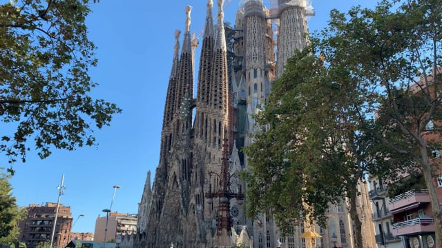 バルセロナ / サグラダ・ファミリア 生誕の門　全景　(Barcelona Sagrada Familia Nativity facade)