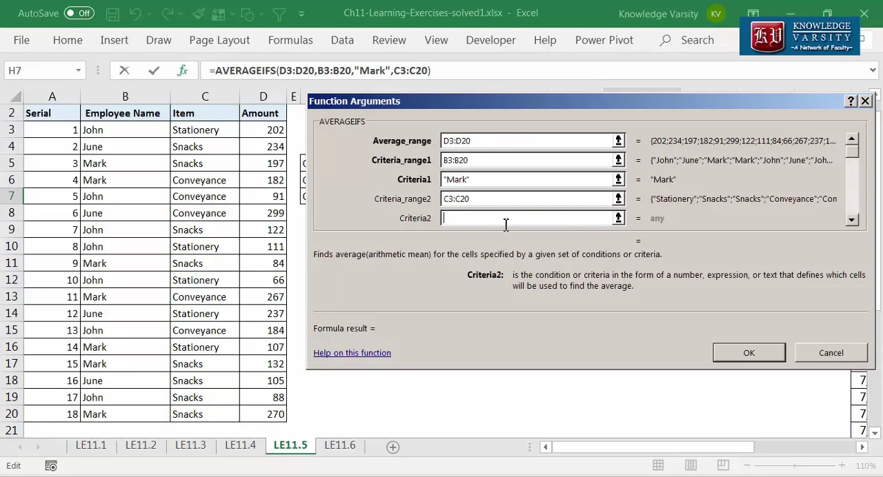 Multiple Conditional Aggregate Functions