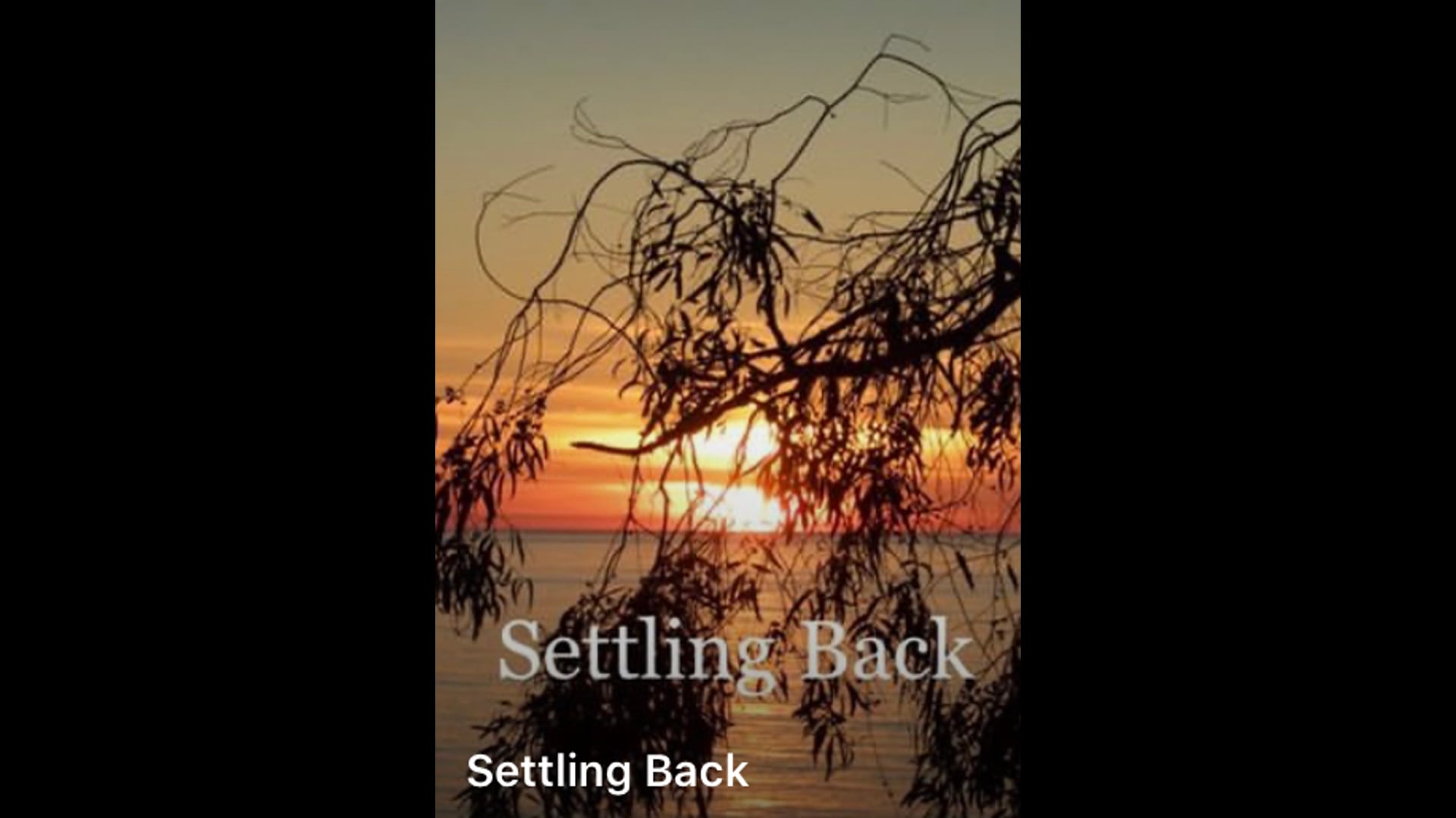 2020 May 12: Settling Back