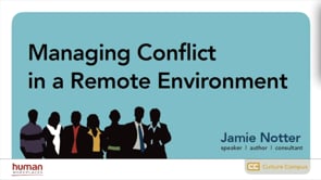 Managing conflict in a remote workspace