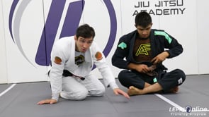 De la Riva to Sit Up Guard to Sweep with Knee Cut Pass Defense to Back Take or Takedown