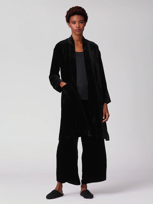 Eileen fisher hot sale velvet blazer