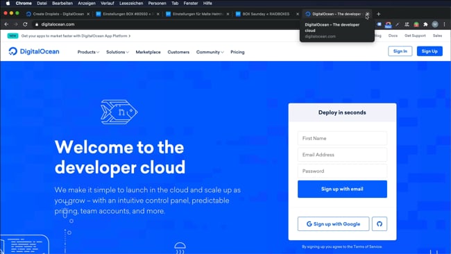 Installation eines Ubuntu Servers