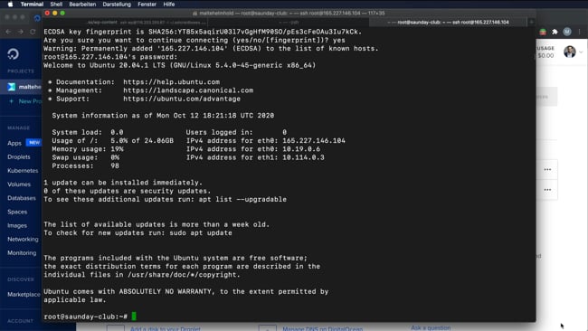Ubuntu Anmeldung & User erstellen
