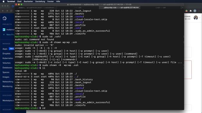 Einen SSH-Key implementieren