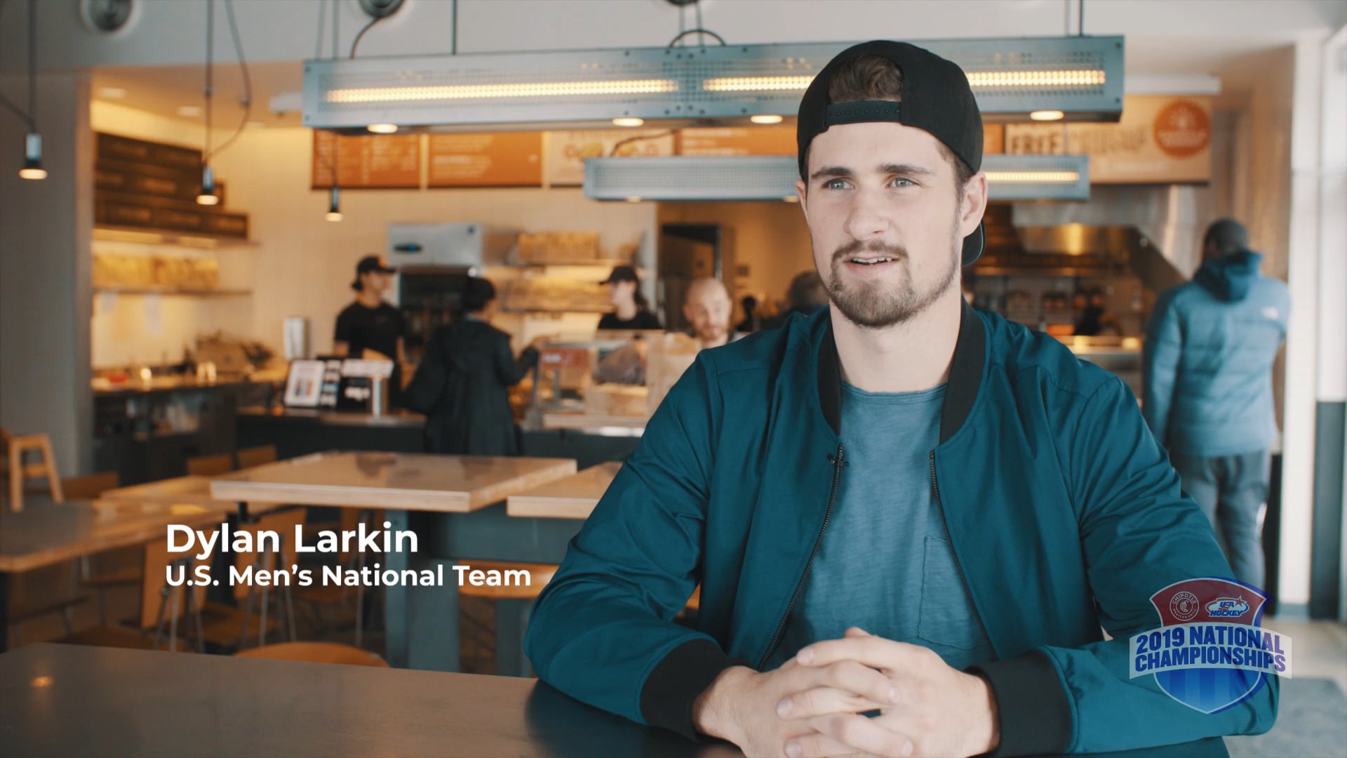 Dylan Larkin Chipotle and USA Hockey