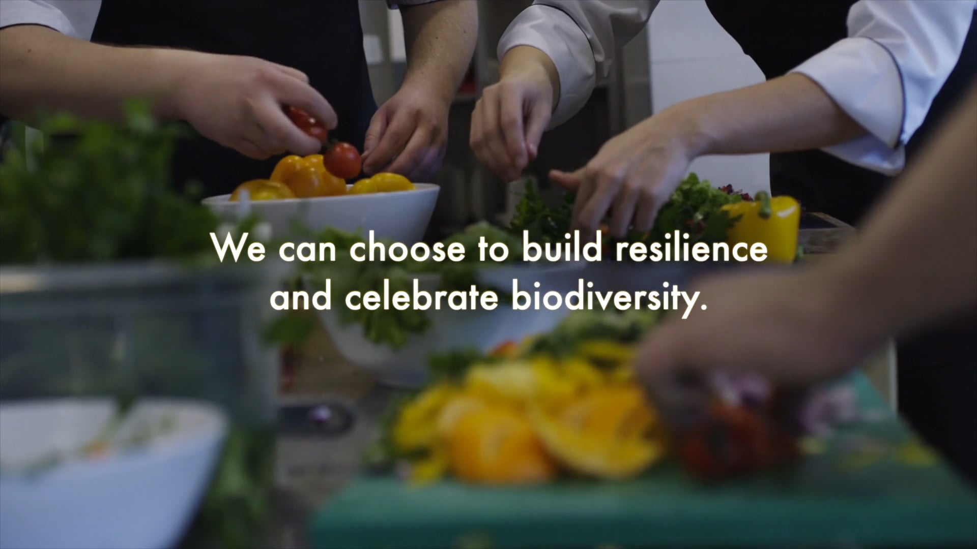 Biodiversity for Resilience: Chefs, Advocates for Biodiversity