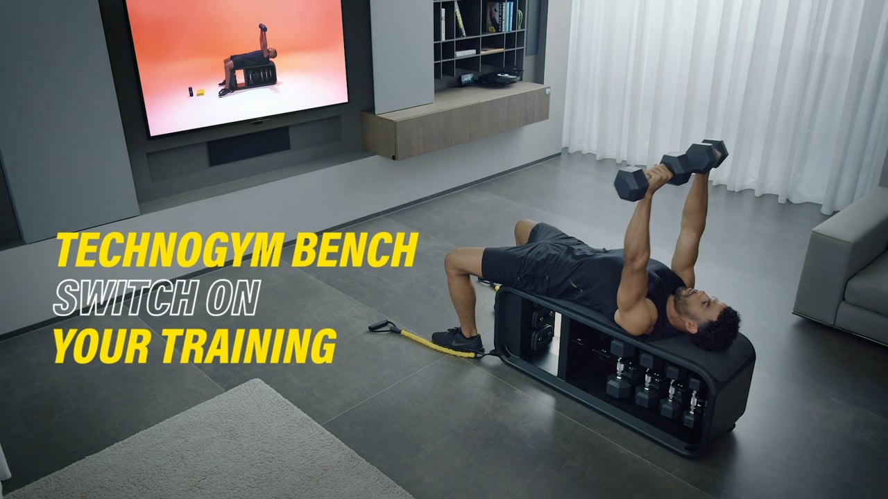 Bench discount press technogym