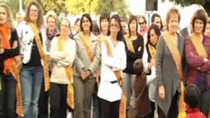 Les pubilles, protagonistes de 35è Aplec de la Sardana de l'Escala