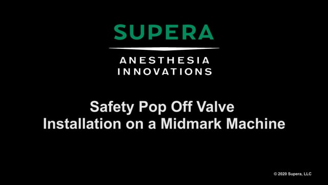 Supera Safety Pop Off Valve (SPOV) Install on Midmark Machine