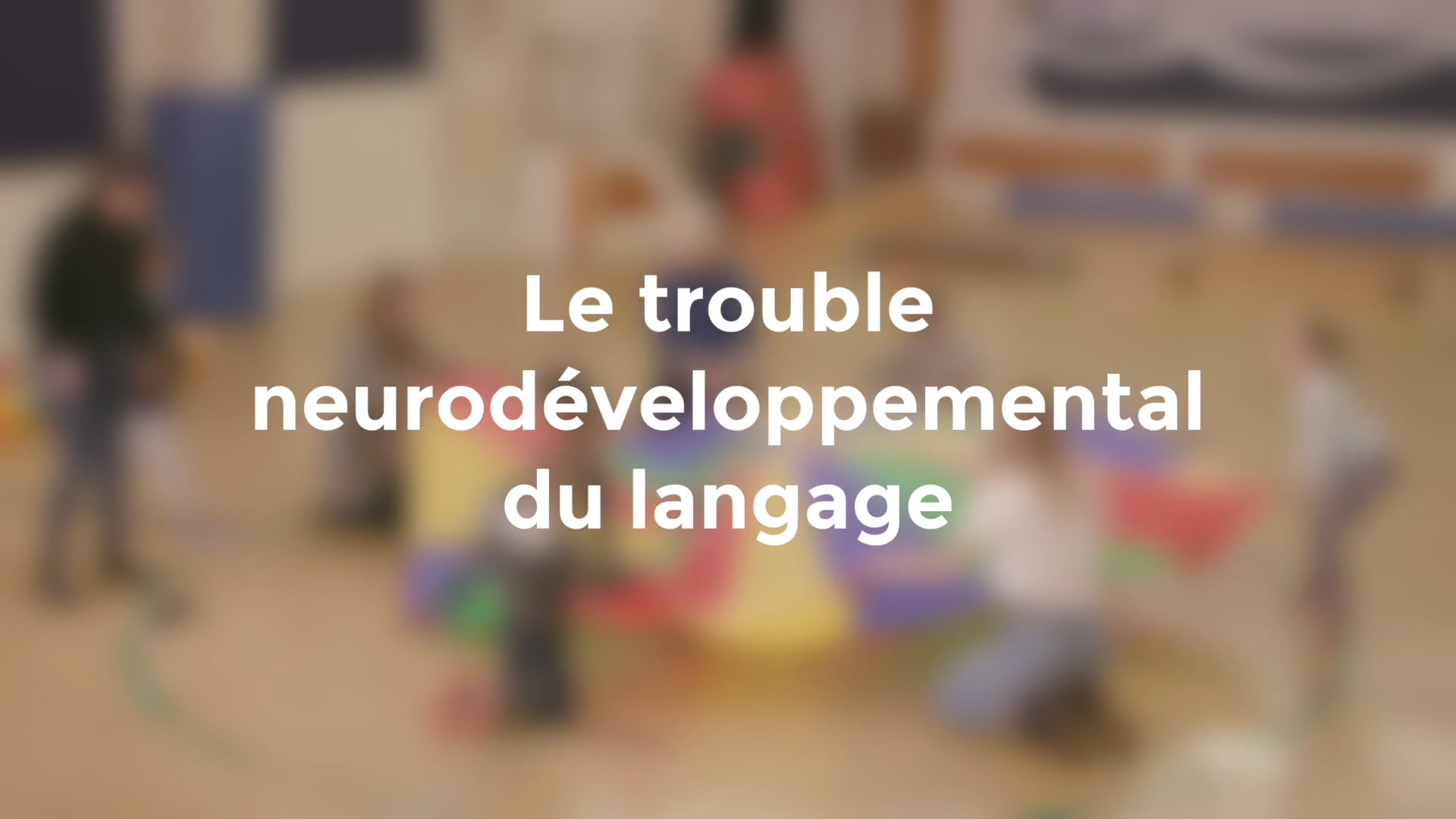 Le Trouble Neurodéveloppemental Du Langage On Vimeo