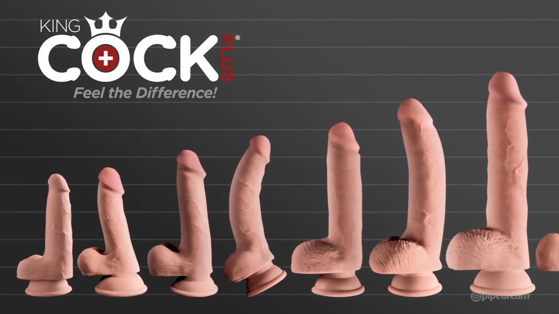 KING COCK PLUS TRIPLE DENSITY DILDO WITH BALLS