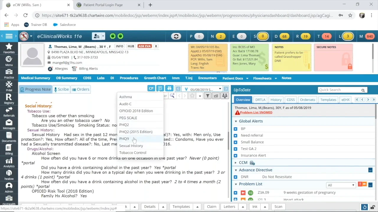 eClinicalWorks Templates Smart Forms and Interoperability