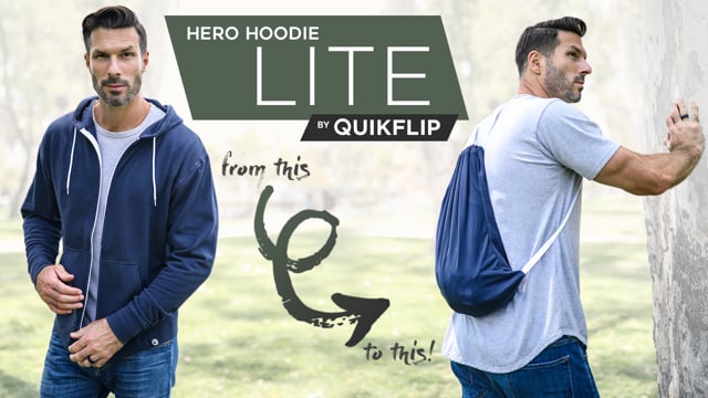 Hero Hoodie Lite // Charcoal (XL) video thumbnail