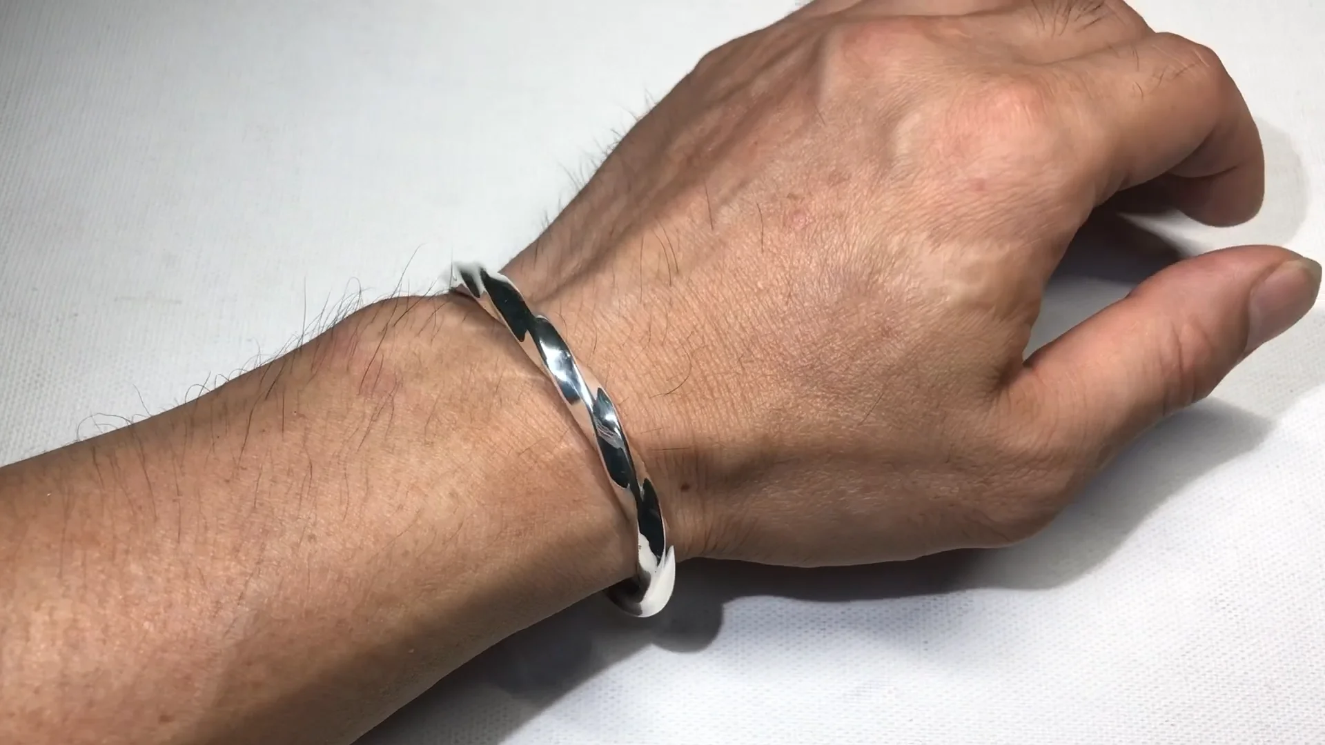 SILVER1000 TWIST BRACELET (純銀製ツイストブレスレット SILVER1000 TWIST BRACELET (純銀製ツイストブレスレット