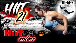 Hiit 21 | Massive Calorie Blast | with Pam | 10/14//20