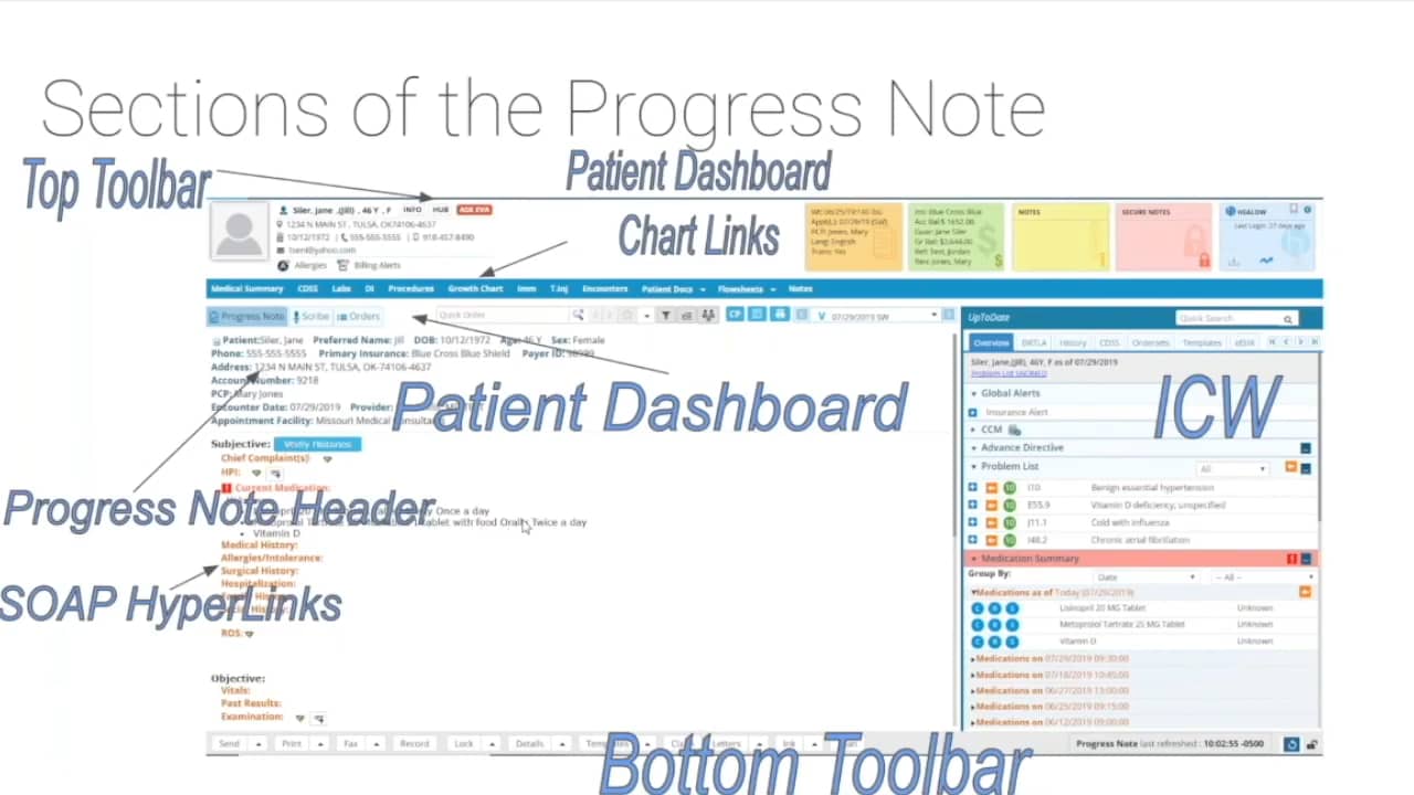 Overview of eClinicalWorks Progress Notes on Vimeo