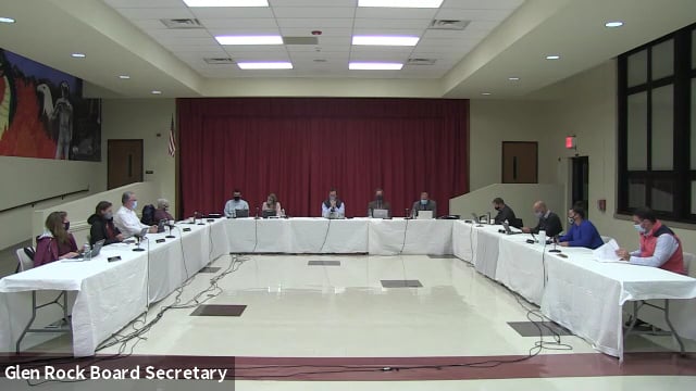 Glen Rock Board Of Education Meeting - October 12th, 2020 On Vimeo