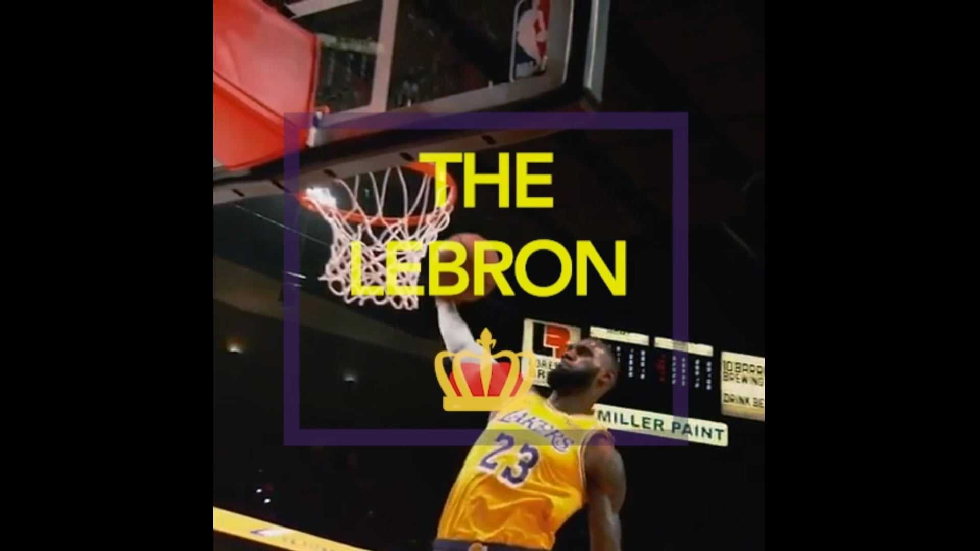 35 seconds of Lebron