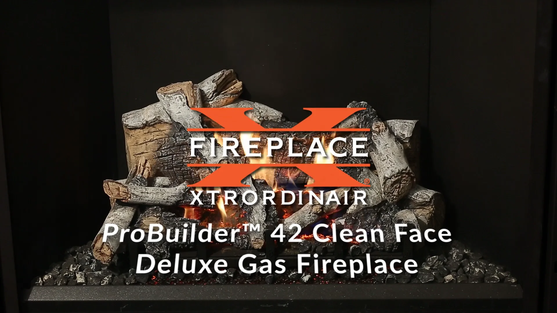 Xtrordinair ProBuilder 42 Clean Face Gas Fireplace