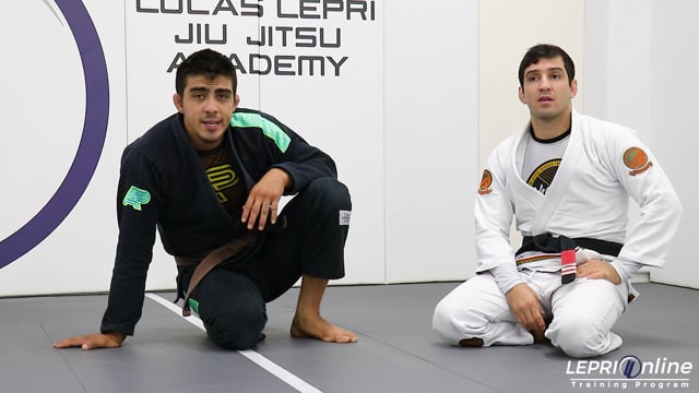 Knee Cut Pass Defense in Half Guard to Reversal to Side Control
