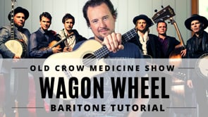 Wagon Wheel | Old Crow Medicine Show | Baritone Ukulele Tutorial