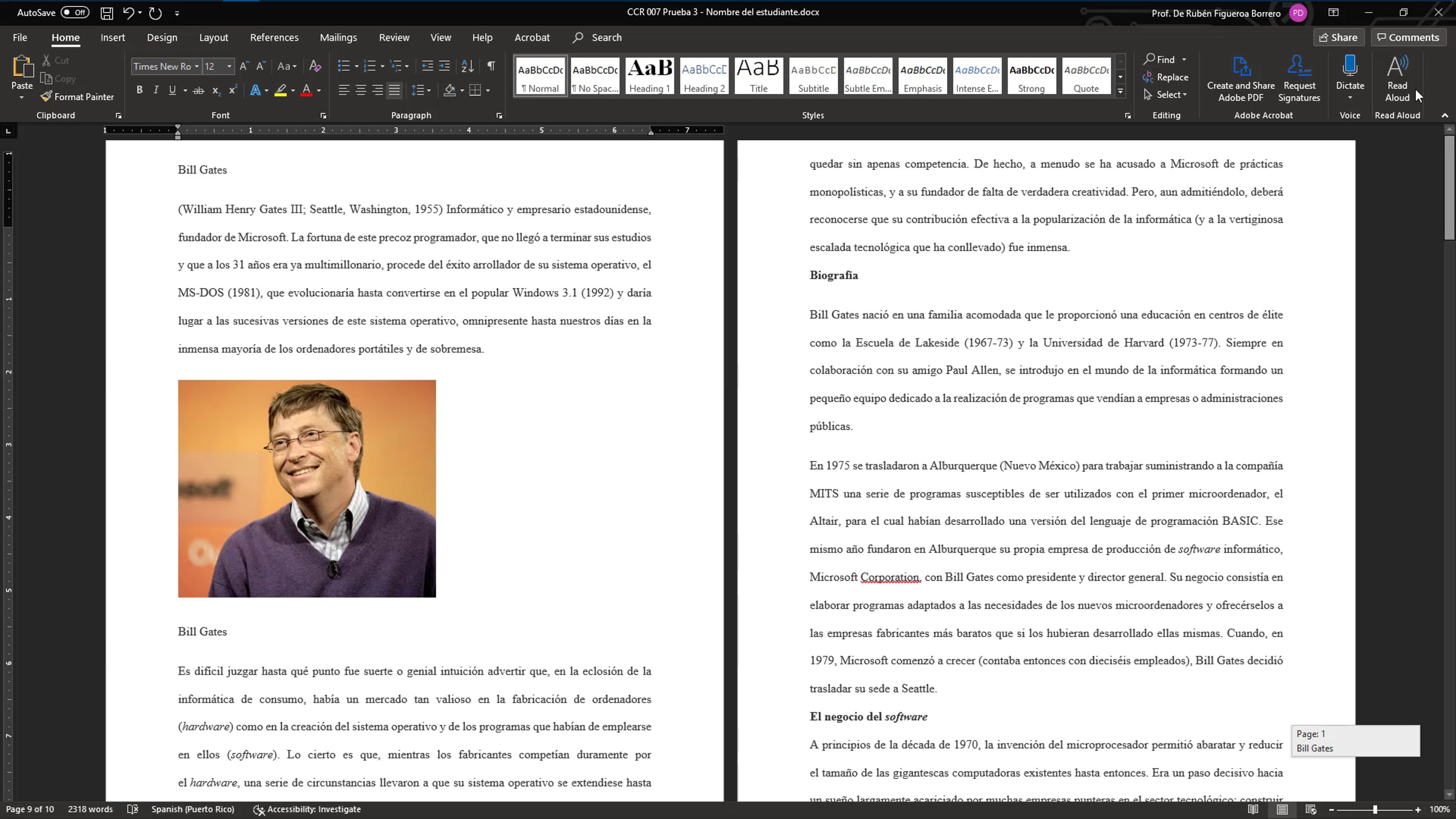 CCR007 | Prueba 3