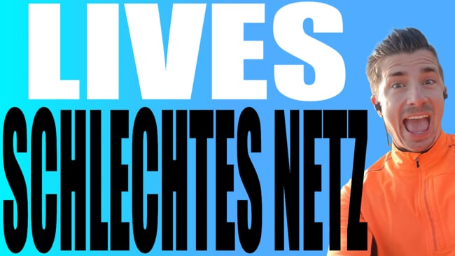 LIVES aufnehmen qualitativ bei schwacher Internet Verbindung