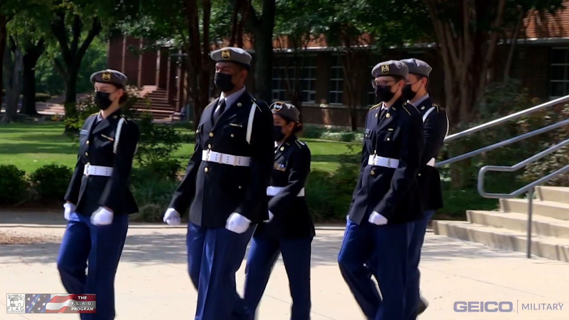 Flag Raising: Richardson High School Junior ROTC