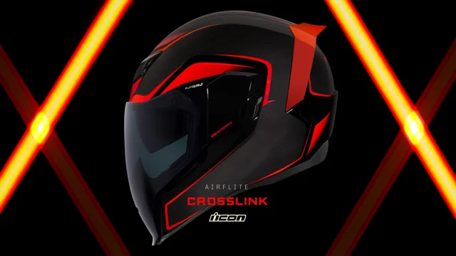 になりますICON Airflite Crosslink Red