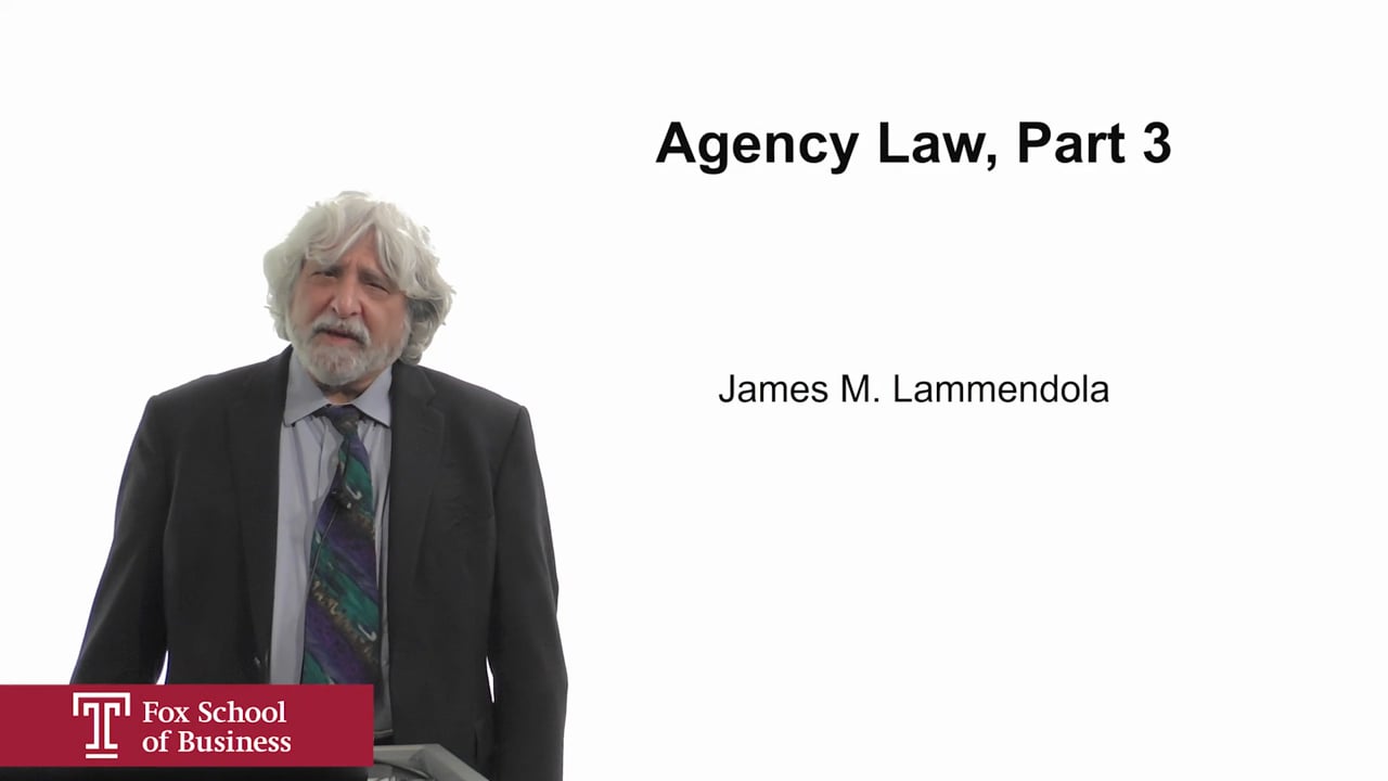 Agency Law Part 3