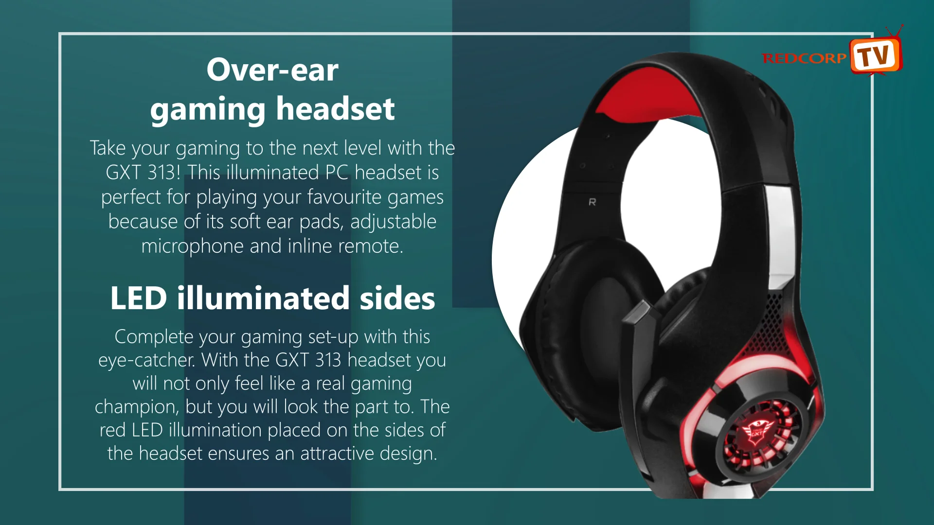 Trust GXT 313 Nero Illuminated Gaming Headset