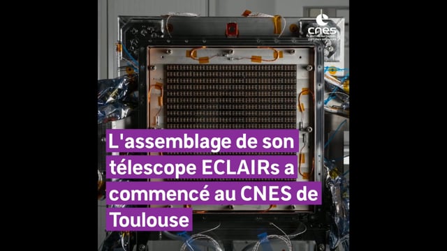 ECLAIRs: assembly of the detector flight model