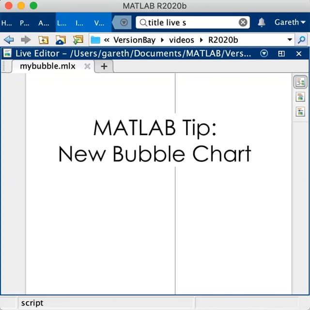 MATLAB Tip: Bubble Chart in R2020b