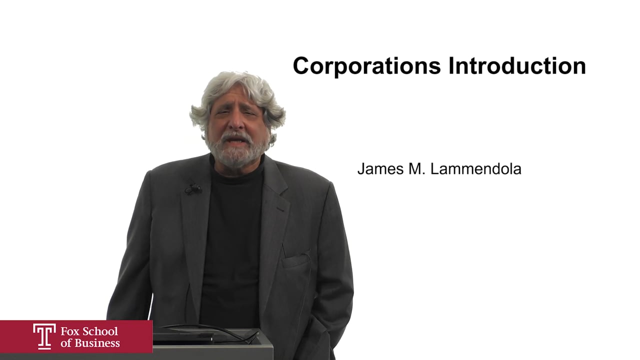 Corporations Introduction