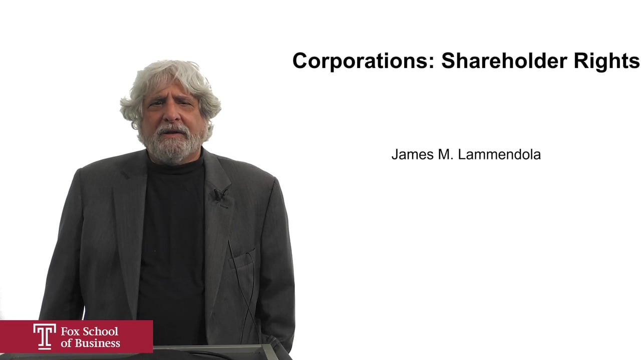 Corporations Shareholder Rights