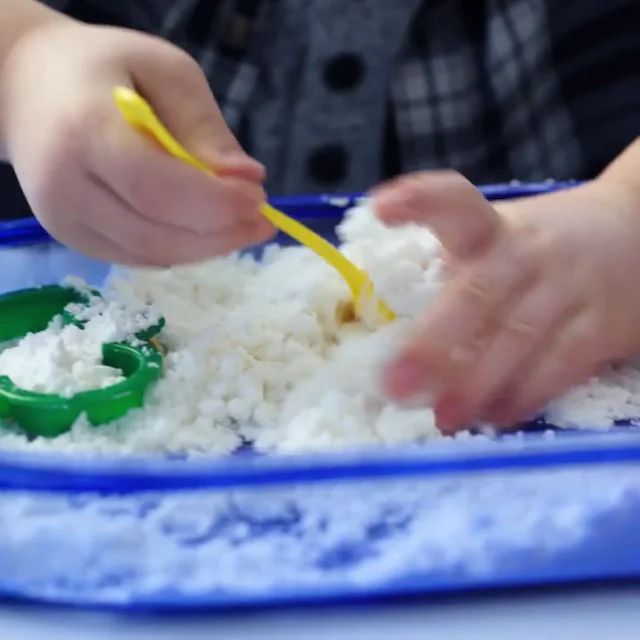 7 Snow Slime Recipes - Little Bins for Little Hands