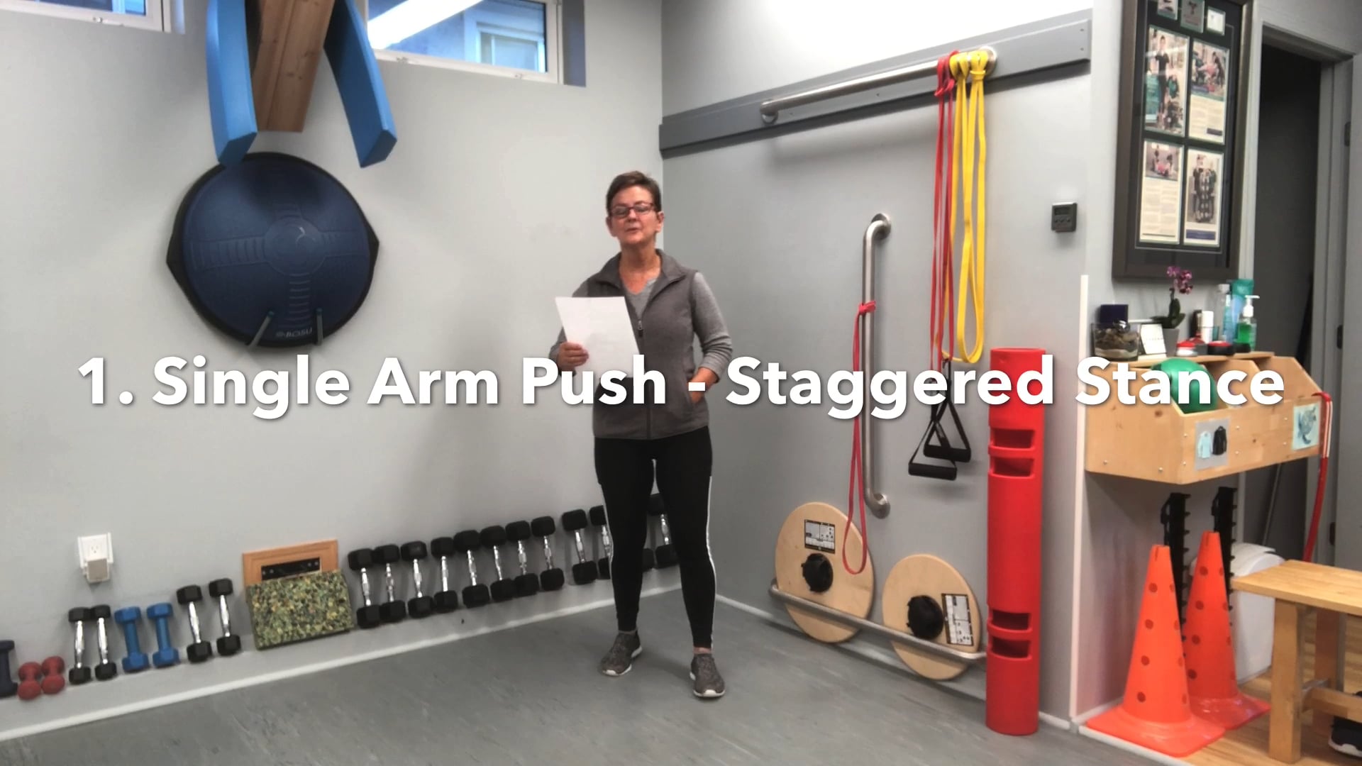 NOVW1 01 Single Arm Push - Staggered Stance on Vimeo