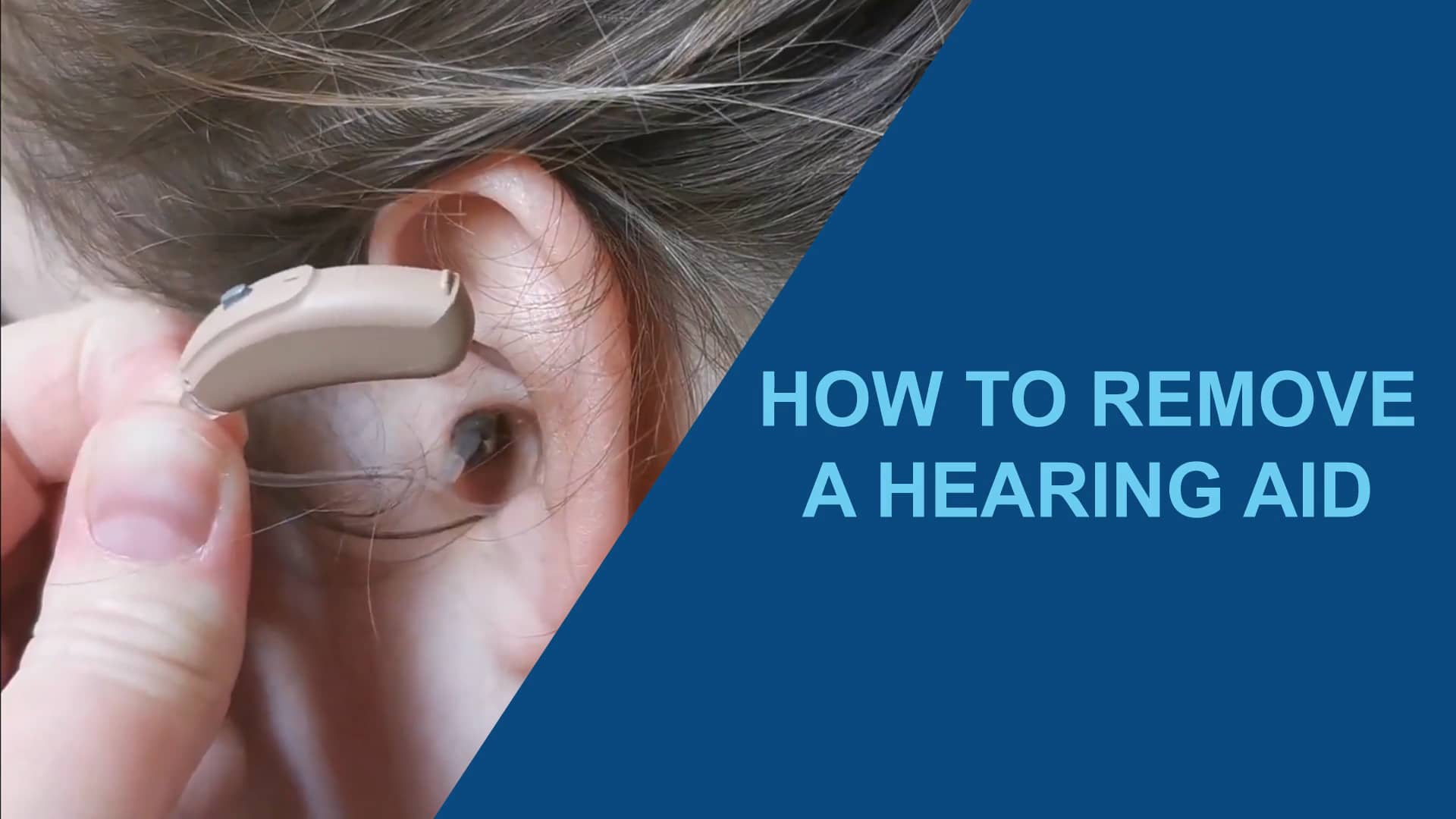 How to remove a hearing aid on Vimeo