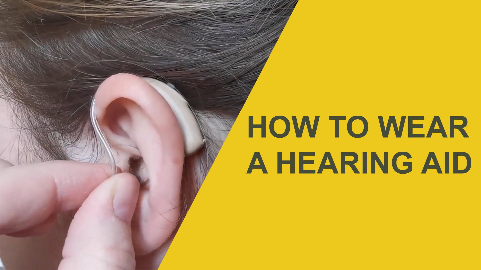 How to wear a hearing aid on Vimeo
