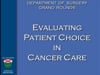 Dr Daniel Boffa- Evaluating patient Choice in Cancer Care- 43min- 2020